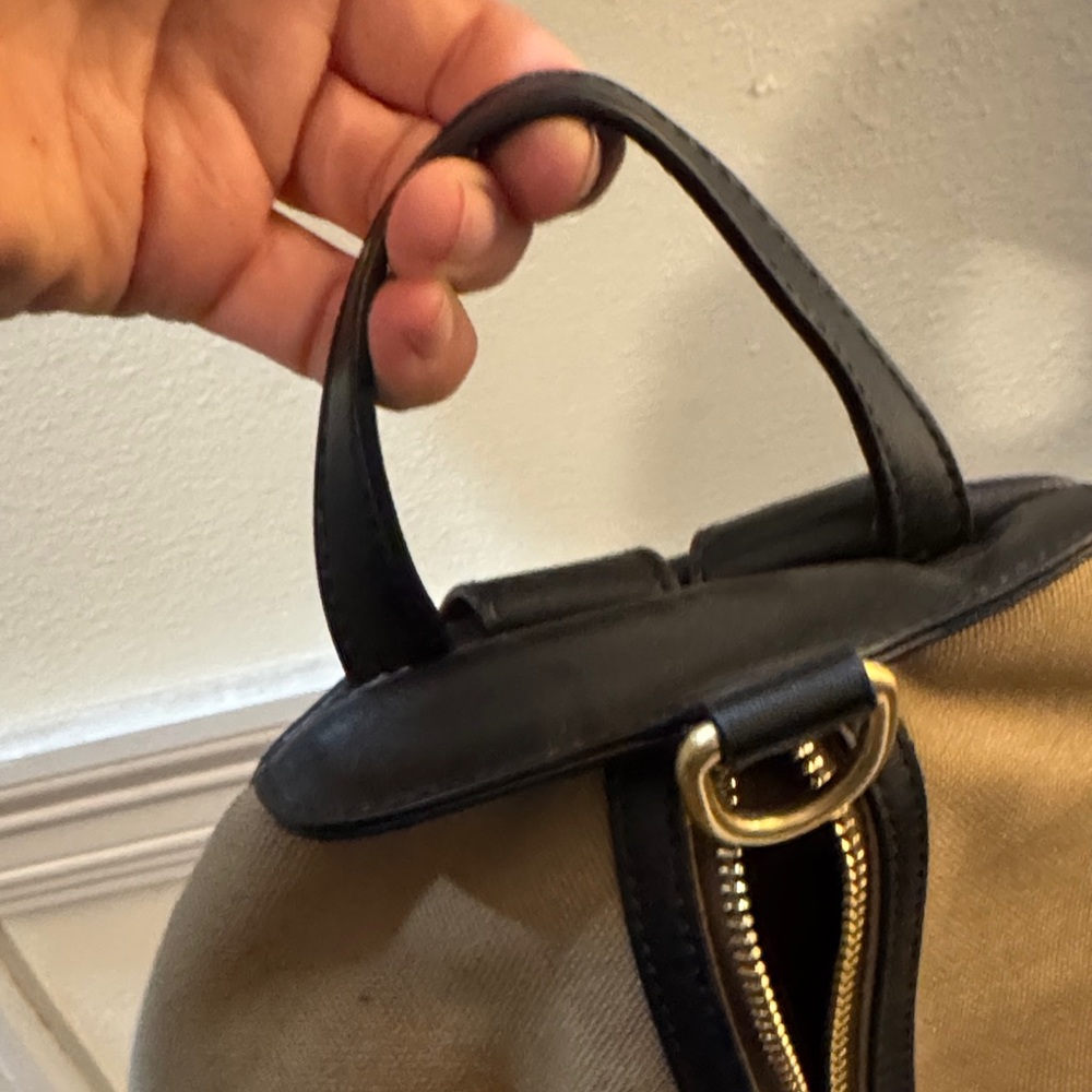 Rebecca Minkoff Tan and Black Backpack - Picture 6 of 6